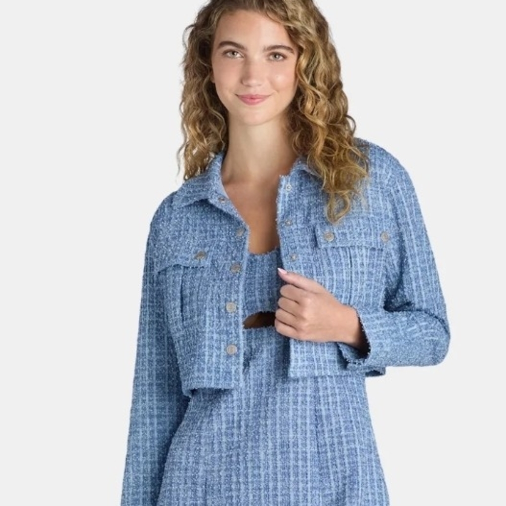 MADDEN BOUCLE CROPPED JACKET